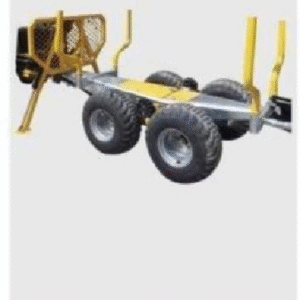 TIMBER CRANE WITH TRAILER